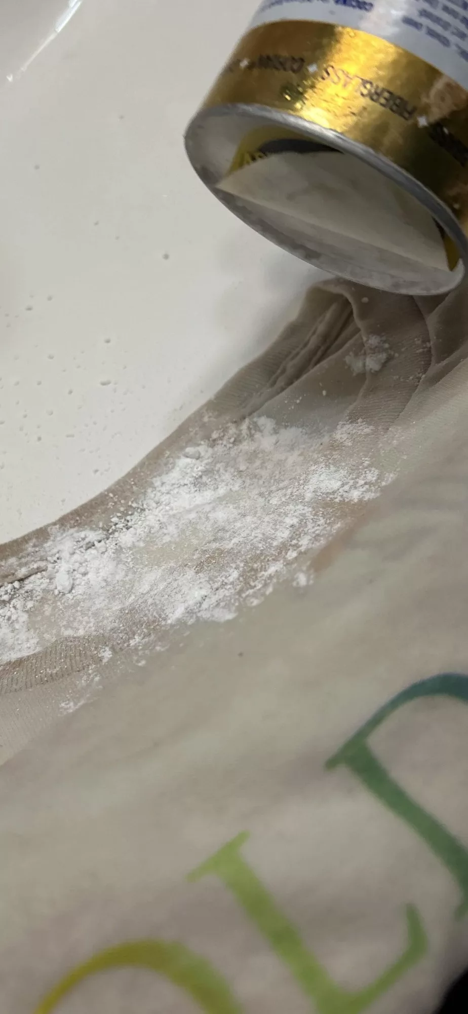 Applying bar keepers friend to shirt best cleaning tips here. Juniper Hill Cleaners